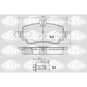 Acquista Kit pastiglie freni da SASIC 6216044 a buon mercato per soli 31,18 €