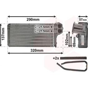 Wärmetauscher, Innenraumheizung 40006226 von VAN WEZEL günstig für 21,62 € online kaufen