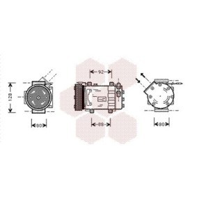 Acquista Compressore aria condizionata da VAN WEZEL 4300K255 a buon mercato per soli 480,47 €