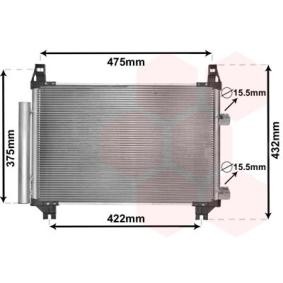 Achetez des Condenseur, climatisation VAN WEZEL 53005404 à prix pour 121,86 €