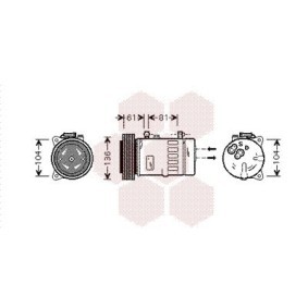 Acquista Compressore aria condizionata da VAN WEZEL 7300K005 a buon mercato per soli 690,35 €