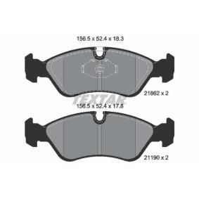 Bremsbeläge 2186201 von TEXTAR günstig für 28,48 € online kaufen