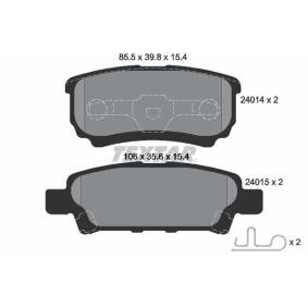Bremsbeläge 2401401 von TEXTAR günstig für 34,07 € online kaufen