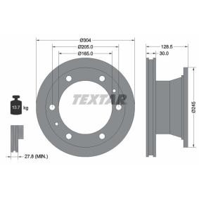 Bremsscheibe für IVECO von TEXTAR