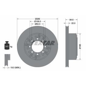 Bremsscheibe 93089600 von TEXTAR günstig für 54,41 € online kaufen