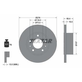 Bremsscheibe 93104800 von TEXTAR günstig für 52,75 € online kaufen