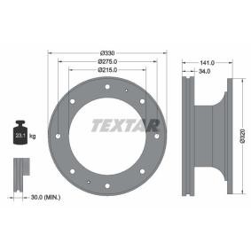 Bremsscheibe für IVECO von TEXTAR