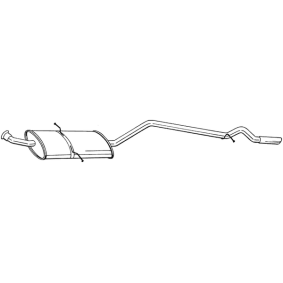 Mittelschalldämpfer für MG von BOSAL