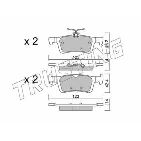 Bremsbeläge für FORD von TRUSTING