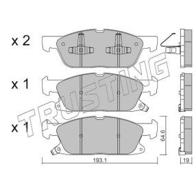 Bremsbeläge 1117.0 von TRUSTING günstig für 107,69 € online kaufen