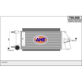 Köp Intercooler av AHE 709.068 till det låga priset 2145,64 kr