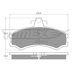 Osta Jarrupalat, levyjarru TOMEX brakes:llä TX 10-45 edullisesti hintaan 27,56 €