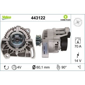 Lichtmaschine 443122 von VALEO günstig für 160,60 € online kaufen