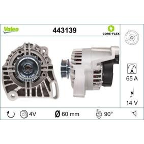 Lichtmaschine 443139 von VALEO günstig für 126,31 € online kaufen