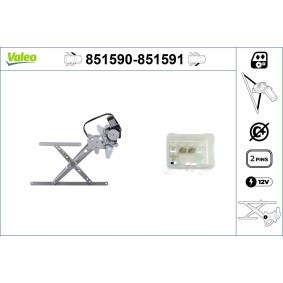 Achetez des Lève-vitre VALEO 851590 à prix pour 135,49 €