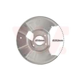 Comprar Chapa protectora contra salpicaduras, disco de freno de VAN WEZEL 2754374 a bajo precio de 18,07 €