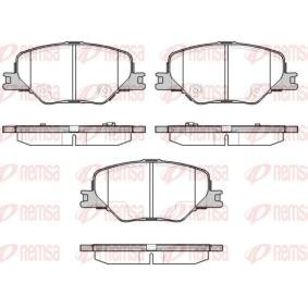 Bremsbeläge für VAUXHALL von REMSA