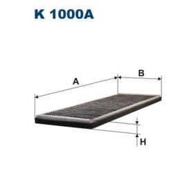 Compre Filtro, ar do habitáculo da FILTRON K 1000A a um preço baixo por 18,96 €