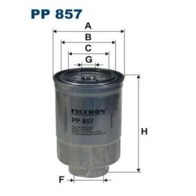 Achetez des Filtre à carburant FILTRON PP 857 à prix pour 17,90 €