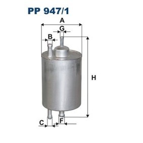 Achetez des Filtre à carburant FILTRON PP 947/1 à prix pour 47,55 €