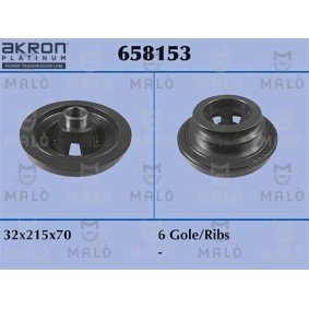 Riemenscheibe, Kurbelwelle 658153 von MALÒ günstig für 109,86 € online kaufen