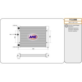 Achetez des Radiateur du moteur AHE 113.006 à prix pour 200,68 €