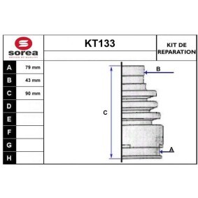 Faltenbalgsatz, Antriebswelle KT133 von SERA günstig für 9,14 € online kaufen