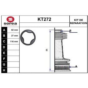 Faltenbalgsatz, Antriebswelle KT272 von SERA günstig für 13,06 € online kaufen
