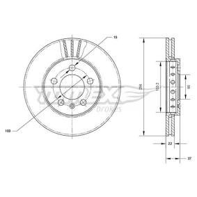 Köp Bromsskiva av TOMEX brakes TX 70-03 till det låga priset 552,77 kr