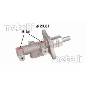 Compre Bomba de travão de METELLI online para 407 Coupé (6C_) a preços moderados