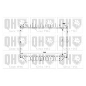 Kühler, Motorkühlung QER1222 von QUINTON HAZELL günstig für 307,53 € online kaufen