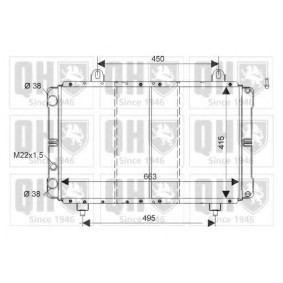 Kühler, Motorkühlung QER1273 von QUINTON HAZELL günstig für 146,99 € online kaufen