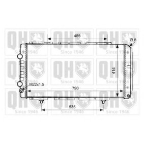 Kühler, Motorkühlung QER1510 von QUINTON HAZELL günstig für 172,03 € online kaufen