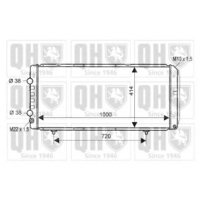Kühler, Motorkühlung QER1512 von QUINTON HAZELL günstig für 399,98 € online kaufen
