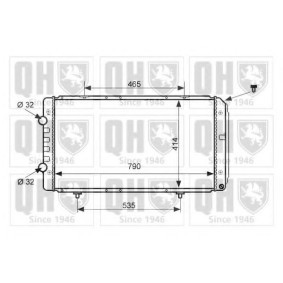 Kühler, Motorkühlung QER2084 von QUINTON HAZELL günstig für 188,51 € online kaufen