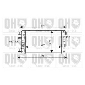 Kühler, Motorkühlung QER2145 von QUINTON HAZELL günstig für 89,44 € online kaufen