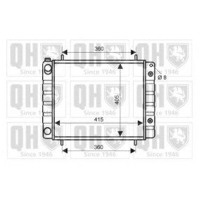 Kühler, Motorkühlung QER2214 von QUINTON HAZELL günstig für 492,22 € online kaufen