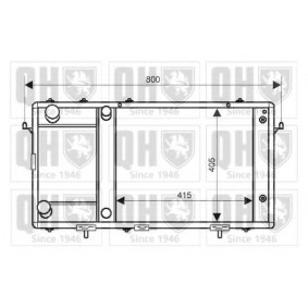 Kühler, Motorkühlung QER2219 von QUINTON HAZELL günstig für 516,20 € online kaufen