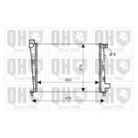 Kühler, Motorkühlung QER2230 von QUINTON HAZELL günstig für 209,64 € online kaufen