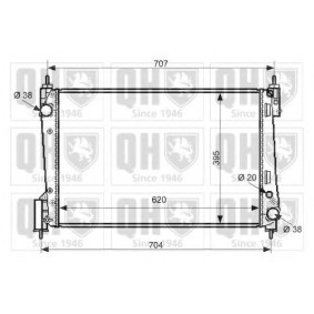 Kühler, Motorkühlung QER2389 von QUINTON HAZELL günstig für 277,30 € online kaufen