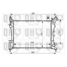 Kühler, Motorkühlung QER2393 von QUINTON HAZELL günstig für 255,72 € online kaufen