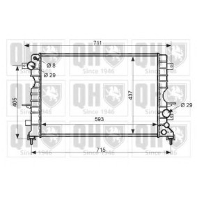 Kühler, Motorkühlung QER2421 von QUINTON HAZELL günstig für 516,20 € online kaufen