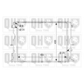 Kühler, Motorkühlung QER2423 von QUINTON HAZELL günstig für 394,62 € online kaufen