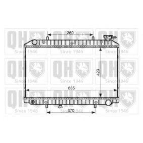 Kühler, Motorkühlung QER2440 von QUINTON HAZELL günstig für 338,41 € online kaufen