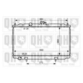 Kühler, Motorkühlung QER2442 von QUINTON HAZELL günstig für 241,57 € online kaufen