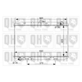 Kühler, Motorkühlung QER2444 von QUINTON HAZELL günstig für 272,75 € online kaufen