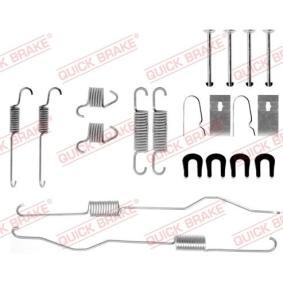 Zubehörsatz, Bremsbacken für DAIHATSU von QUICK BRAKE
