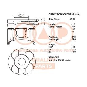 Kolben 100-09048 von IAP QUALITY PARTS günstig für 457,79 € online kaufen