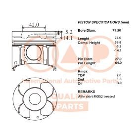Kolben 100-09049 von IAP QUALITY PARTS günstig für 457,79 € online kaufen