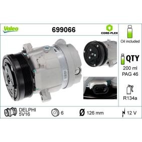 Klimakompressor 699066 von VALEO günstig für 266,66 € online kaufen